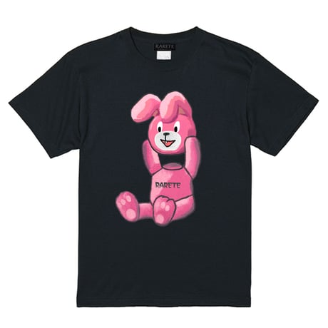 RARETE (ラルテ) 兎 PINK 首取れた Tシャツ