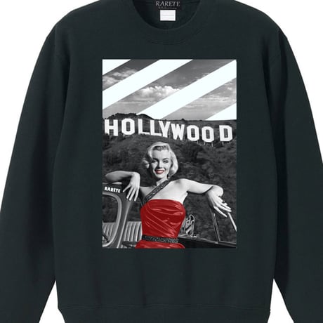 RARETE (ラルテ) Hollywood マリリンモンロー  トレーナー ブラック