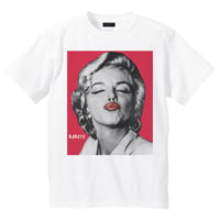 RARETE (ラルテ)   マリリンモンロー キス　 ホワイト  Tシャツ
