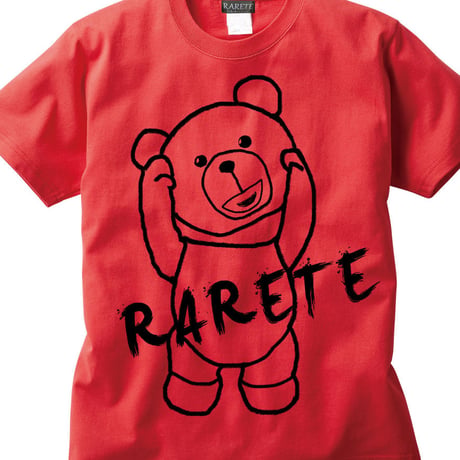 RARETE (ラルテ)  RARETE (ラルテ) 首取れた アウトライン  Tシャツ レッド