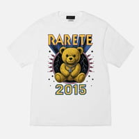 RARETE (ラルテ) テディベア Teddy bear 3Dロゴ グラフィック スター Tシャツ