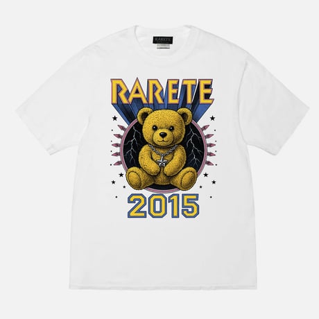 RARETE (ラルテ) テディベア Teddy bear 3Dロゴ グラフィック スター Tシャツ