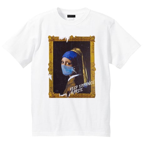 RARETE (ラルテ)  フェルメール マスク  Tシャツ ホワイト