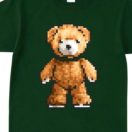 RARETE (ラルテ) テディベア 8bit 首取れた  Tシャツ
