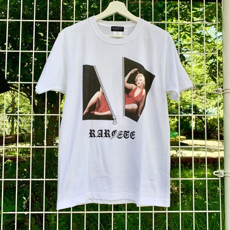 RARETE (ラルテ) ZIP マリリンモンロー ファスナー Tシャツ ホワイト