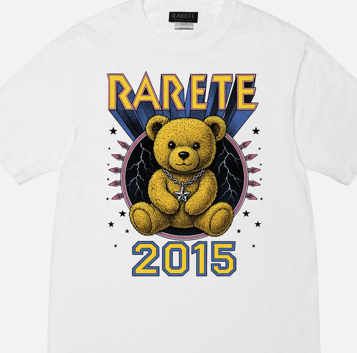 RARETE (ラルテ) テディベア Teddy bear 3Dロゴ グラフィック スター T
