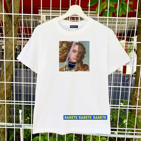 RARETE (ラルテ)   ビーナスの誕生 コラージュ Tシャツ ホワイト