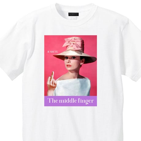 RARETE (ラルテ)  OD the middle finger Tシャツ