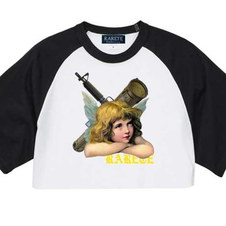 RARETE (ラルテ) 天使 Bazooka Tシャツ ラグラン　Short レディース