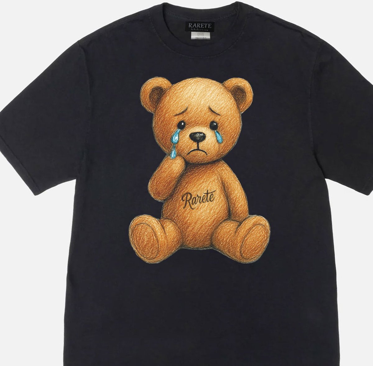 RARETE (ラルテ) テディベア Teddy bear 色鉛筆 泣いちゃった ラフ T