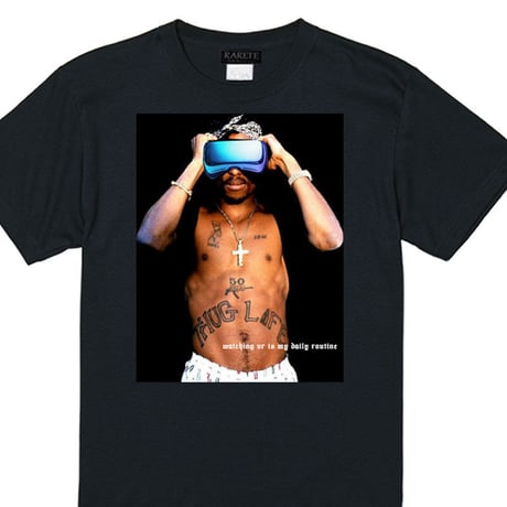 RARETE (ラルテ)  Watching VR is my daily routine What an outfit！ Tシャツ