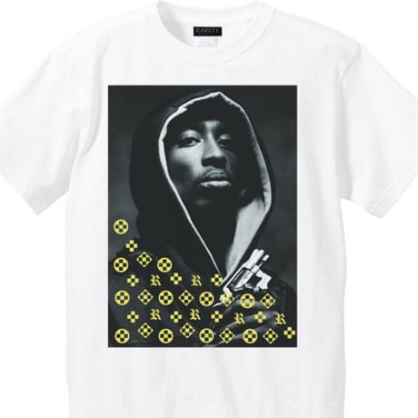 RARETE (ラルテ)  2PAC モノ　Tシャツ  ホワイト