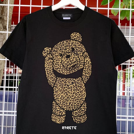 RARETE (ラルテ)  首取れた！ ヒョウ柄 Tシャツ