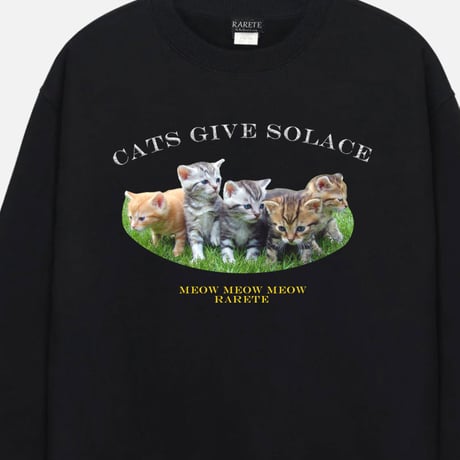 RARETE (ラルテ)  Cats give solace　スエット トレーナー