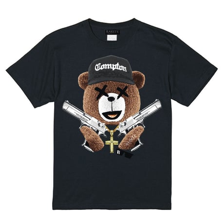 RARETE (ラルテ)    NWA テディベア　Tシャツ  ブラック
