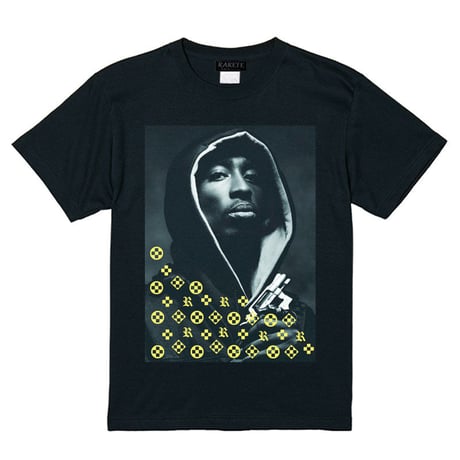 RARETE (ラルテ)  2PAC モノ　Tシャツ  ブラック