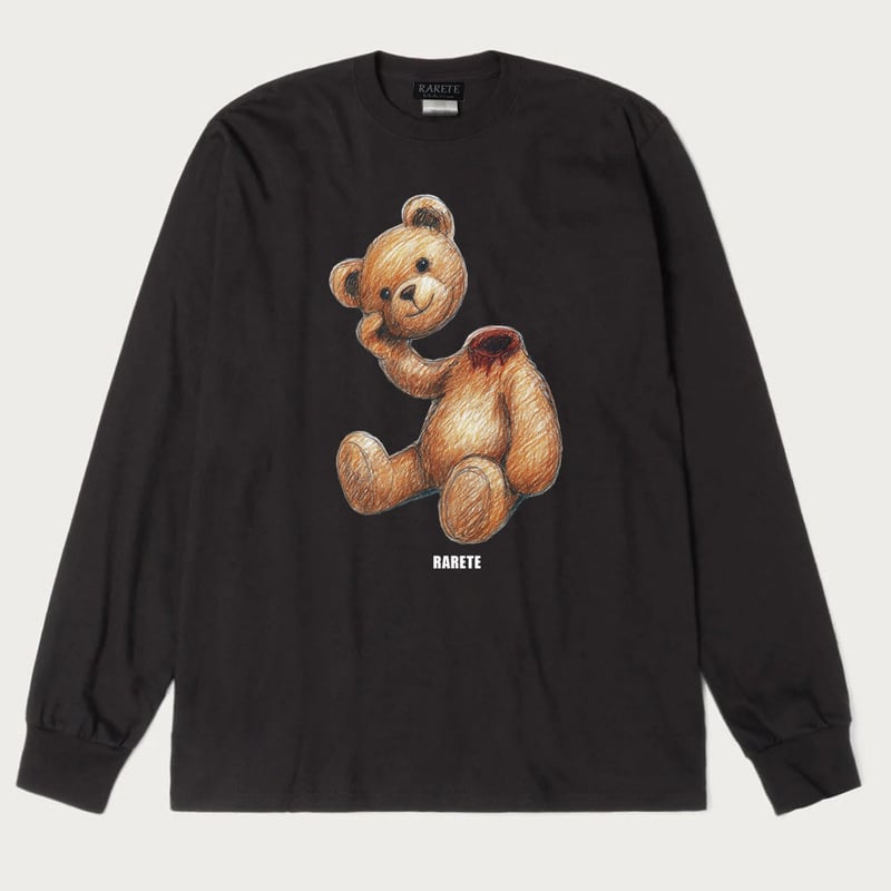 RARETE (ラルテ) テディベア Teddy bear 色鉛筆 ラフ 首取れた ロンT ロ