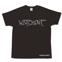 RARETE (ラルテ)  デスメタル  WATCH OUT FOR BEARS  Tシャツ ブラック