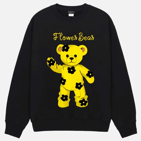 RARETE (ラルテ) Flower Bear  テディベア Teddy bear スエット トレーナー