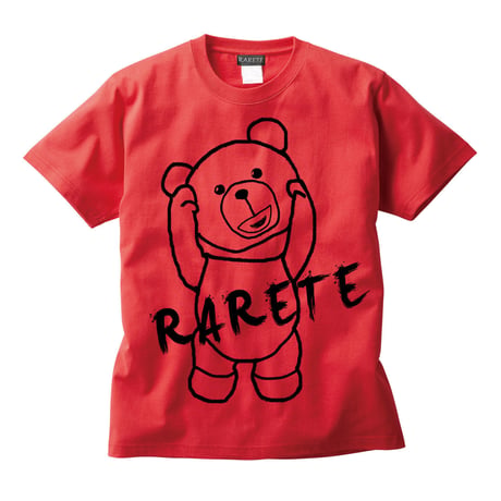 RARETE (ラルテ)  RARETE (ラルテ) 首取れた アウトライン  Tシャツ レッド