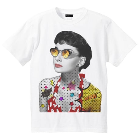 RARETE (ラルテ)   オードリー 水着 アメコミ  Tシャツ ホワイト