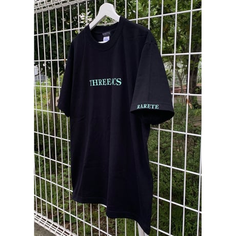 RARETE (ラルテ) THREE & CS (三密) ビジョナリーミント  ブラック  Tシャツ