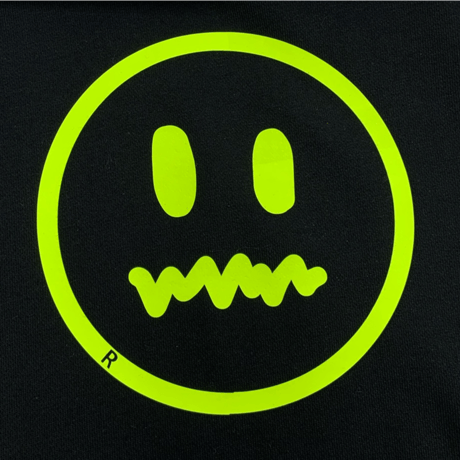 RARETE (ラルテ)   む~~~~　Tシャツ  蛍光イエロー　ブラック