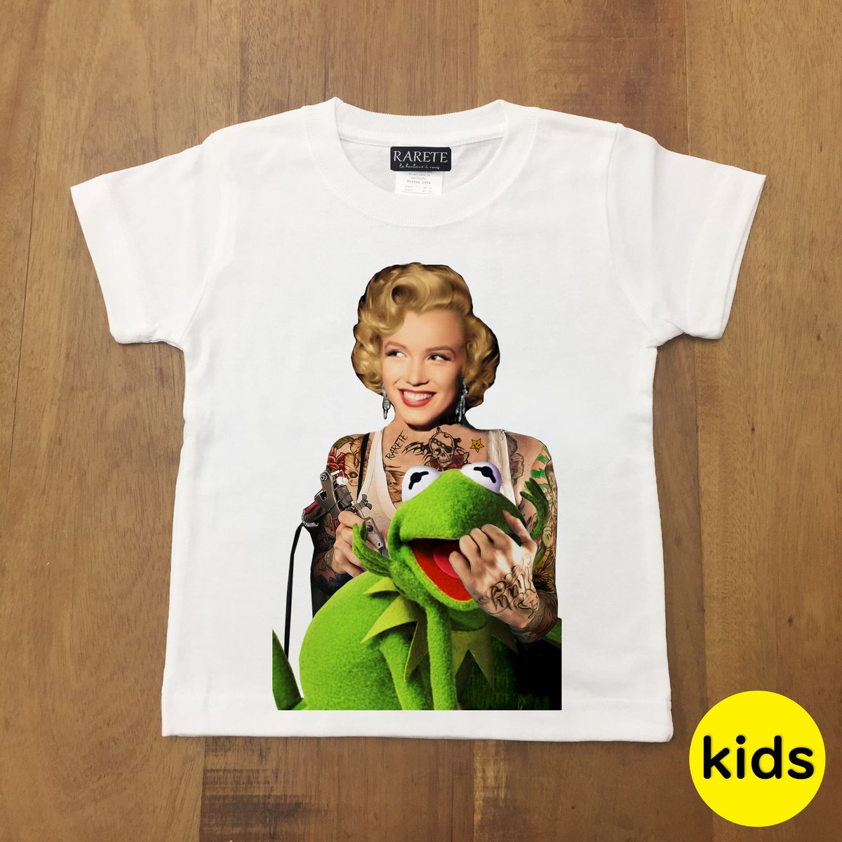 RARETE (ラルテ) マリリンモンロー Frog Tシャツ ホワイト 星柄 star （