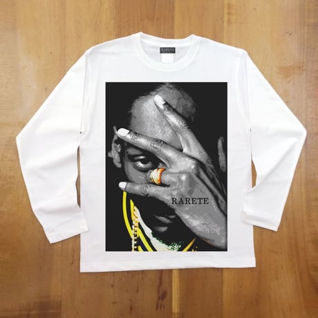 RARETE (ラルテ) スヌープドッグ pose   ホワイト  長袖Tシャツ