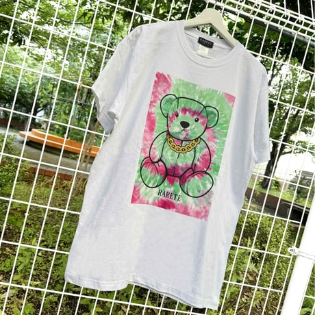 RARETE (ラルテ) テディベア Teddy bear タイダイ柄 Tシャツ