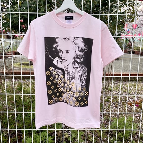 RARETE (ラルテ)  マリリンモンロー モノ ライトピンク Tシャツ