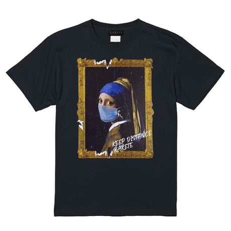 RARETE (ラルテ)  フェルメール マスク  Tシャツ ブラック