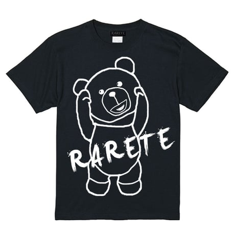 RARETE (ラルテ)  RARETE (ラルテ) 首取れた アウトライン  Tシャツ ブラック
