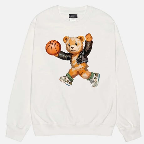 RARETE (ラルテ)  basketball テディベア Teddy bear　スエット トレーナー