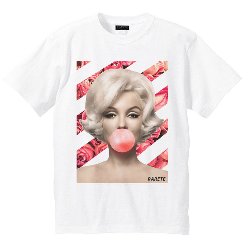 激レア 80'S マリリンモンロー 染み込みTシャツ ホワイト sizeXL 激レア 80'S マリリンモンロー 染み込みTシャツ ホワイト sizeXL