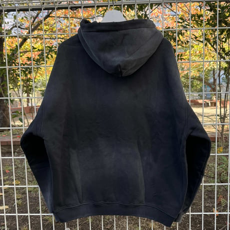 【数量限定】RARETE (ラルテ) WATCH OUT FOR BEARS 染め  裏起毛　ブラック