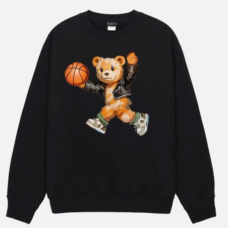 RARETE (ラルテ)  basketball テディベア Teddy bear　スエット トレーナー