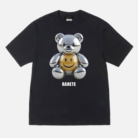 RARETE (ラルテ) テディベア シルバー 3D スマイル Tシャツ