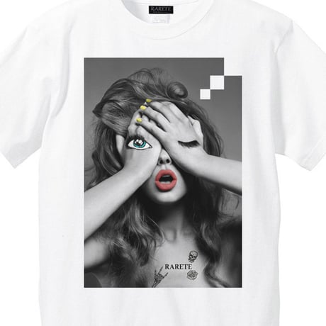 RARETE (ラルテ) GIRL  make Tシャツ ホワイト