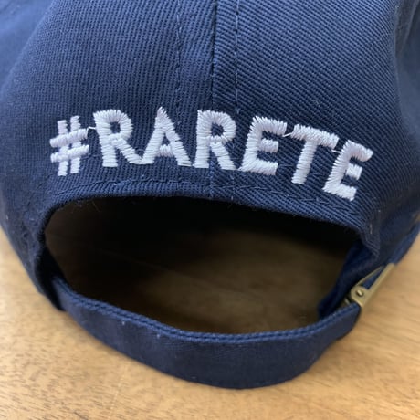 RARETE (ラルテ) あっかんべー刺繍  ネイビー キャップ