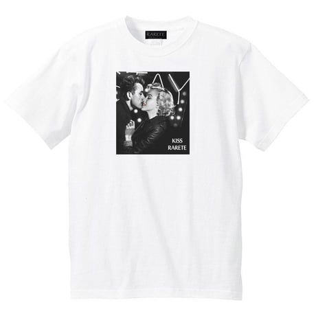 RARETE (ラルテ) マリリンモンロー ジェームス KISS  Tシャツ ホワイト