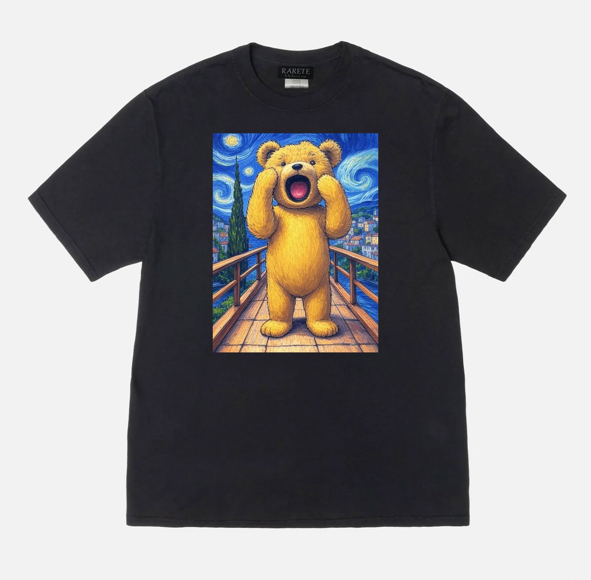 RARETE (ラルテ) テディベア Teddy bearの叫び Tシャツ | Rarete ラルテ