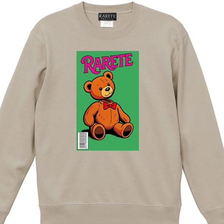 RARETE (ラルテ) テディベア　teddy bear　首取れた! POPイラスト トレーナー