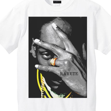 RARETE (ラルテ)   スヌープドッグ pose Tシャツ ホワイト