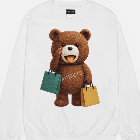 RARETE (ラルテ) 　テディベア teddy bear あっかんべー トレーナー shopping