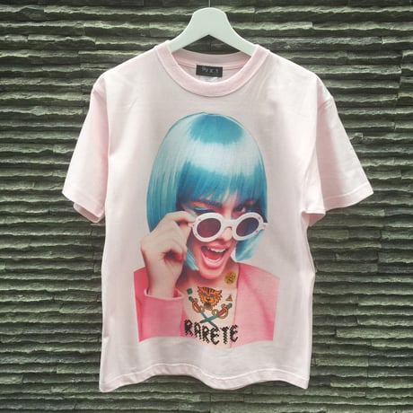 RARETE (ラルテ)   ウインク サングラス GIRL  Tシャツ ライトピンク