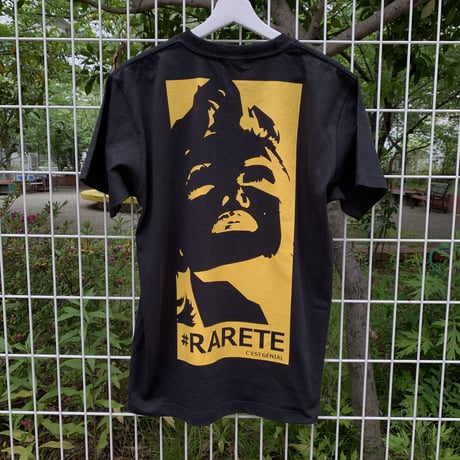 RARETE (ラルテ)  マリリンモンロー イエロー  Tシャツ  ブラック