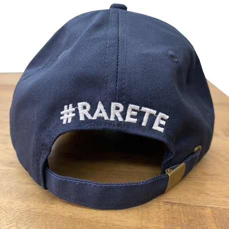 RARETE (ラルテ) あっかんべー刺繍  ネイビー キャップ