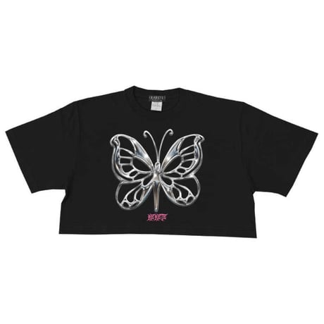 RARETE (ラルテ) Butterfly Chrom 蝶々 Tシャツ Short レディース
