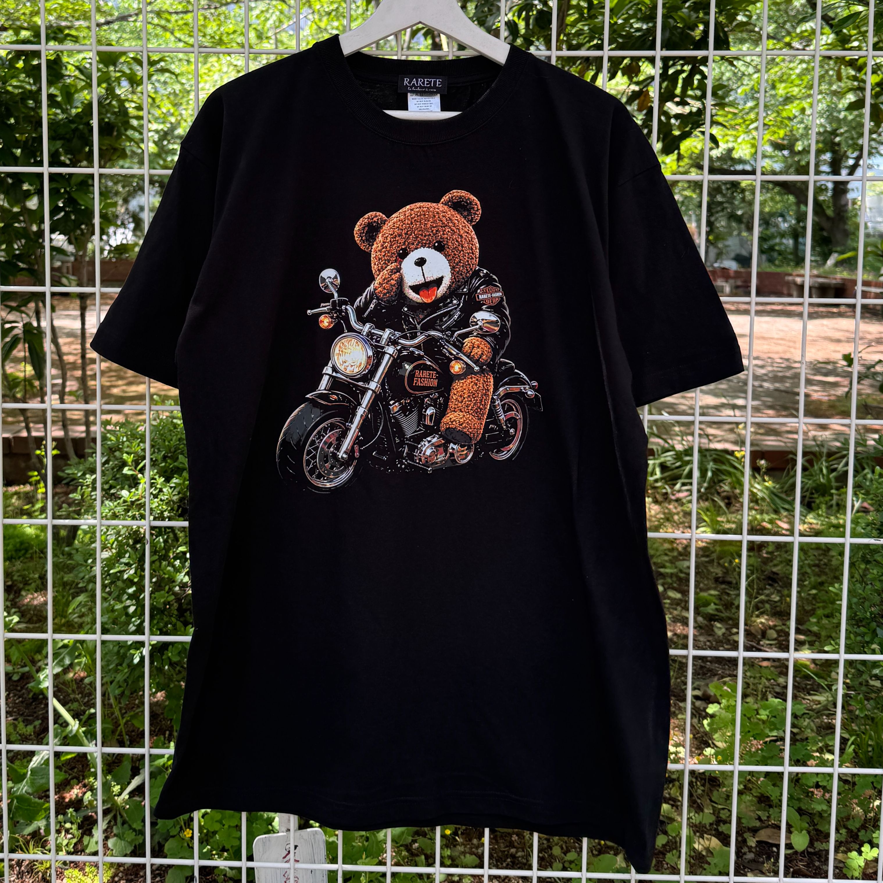 RARETE (ラルテ) テディベア Teddy bear バイク Tシャツ | Raret